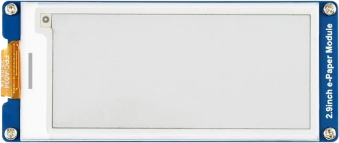E-paper 2.9-inch — Low-power reflective display