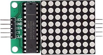 MAX7219 LED Matrix — One to four 8×8 modules