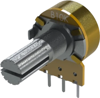 10kΩ Rotary Potentiometer — Rotary analog control