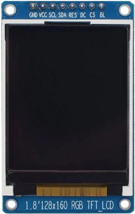 ST7735 TFT 1.8-inch — Color SPI display